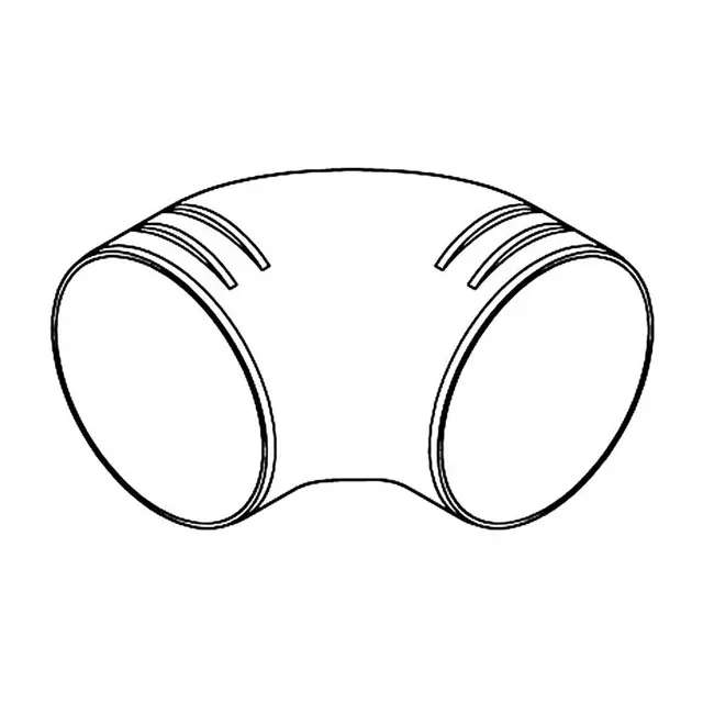 WEBASTO Albue HADS 90° Ø: 90mm 
