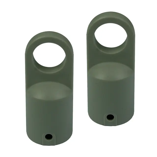 Kalesjebeslag Acetat - rørfeste, 2 pk. 