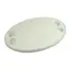 Bordplate MI-TTO4676 oval - hvit