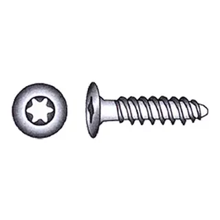 Gulvskrue torx DIN 1001, 4,8 x 19 mm 