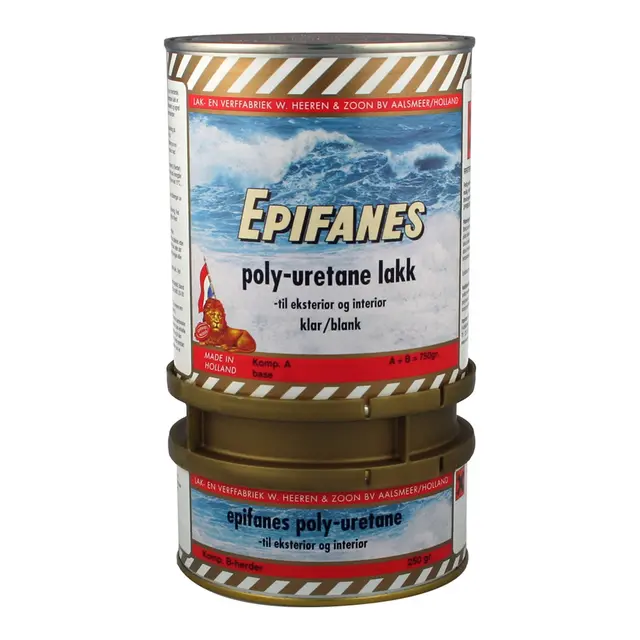 EPIFANES Polyuretane Klarlakk - Blank 2-komponent - 750 g 