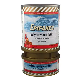 EPIFANES Polyuretane Klarlakk- Silkematt 2-komp., 750 g