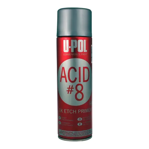 ACID 8 etseprimer, 450 ml spray Primer p&#229; boks.