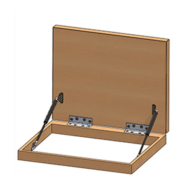 ULTRAFLEX Gassdemper 365mm / 10kg Sort 