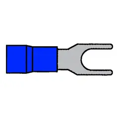 Gaffelsko bl&#229; - 4,3mm 10 stk