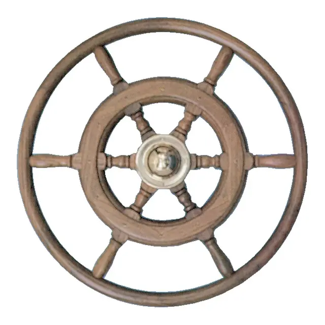 STAZO Teakratt, m/utvendig grep i teak Ø16" diameter 