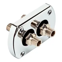 ULTRAFLEX Forbindelsesflens R9 krom