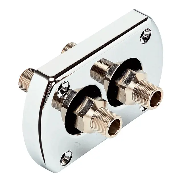 ULTRAFLEX Forbindelsesflens R9 krom 