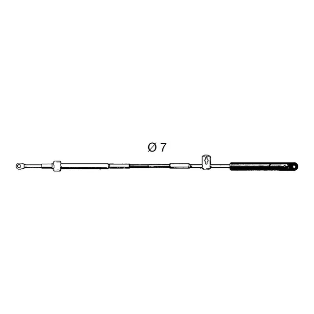 ULTRAFLEX Kontrollkabel C-5, 8' 244cm - Mercury, Mercruiser, Mariner 