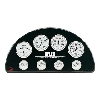 ULTRAFLEX Oljetrykksm&#229;ler 0-10 Bar Ultrawhite SS