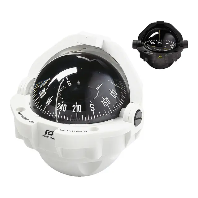 PLASTIMO Kompass Offshore 105 - Hvit Frontavlest rose 