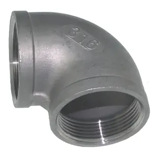 Bend 316 innv/innv. 90&#176;, 1 1/2&quot; Syrefast St&#229;l 316