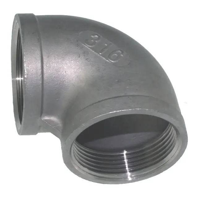 Bend 316 innv/innv. 90°, 3/4" Syrefast Stål 316 