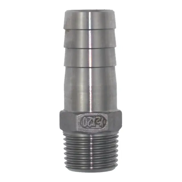 Slangekopling 316, 1 1/2" x 45 mm Syrefast Stål 316 