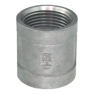 R&#248;rmuffe 316, 1 1/2&quot; Syrefast St&#229;l 316