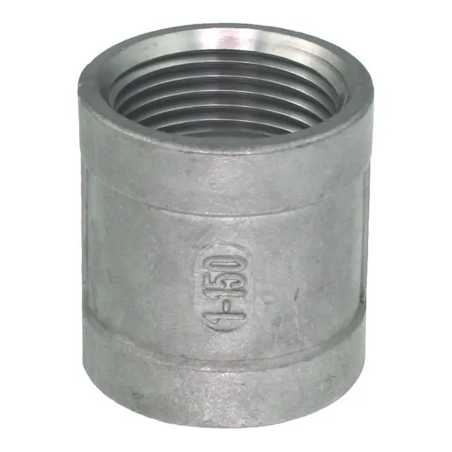 Rørmuffe 316, 1 1/4" Syrefast Stål 316 