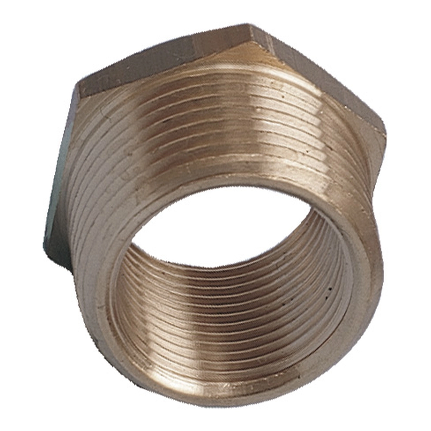Reduksjonsnippel - utv. 3/4" innv. 1/2" Messing