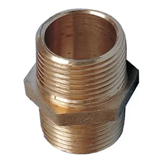 Ansatsnippel - 1/2&quot; Messing
