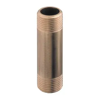 Slettnippel - 1/2" x 100mm Messing 