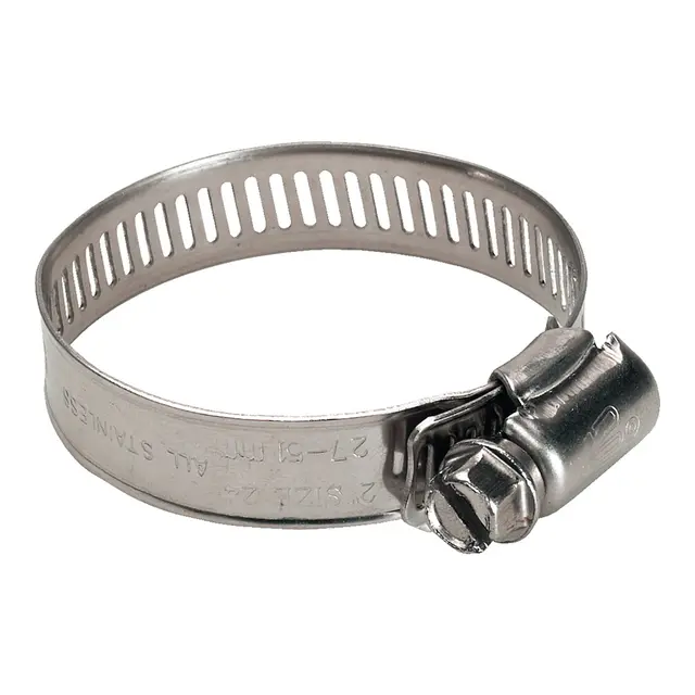 Slangeklemme 304, Ø16-25mm Rustfritt Stål 304 - 1 stk 