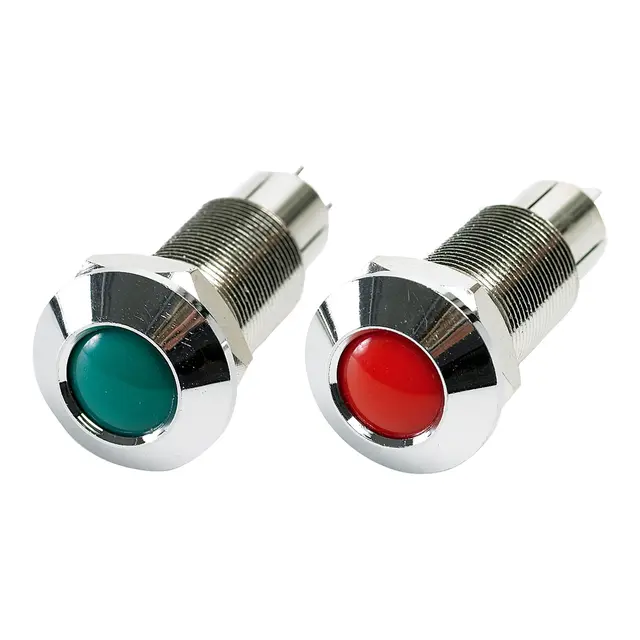 BEP Kontrollys rødt 12V / 24V 
