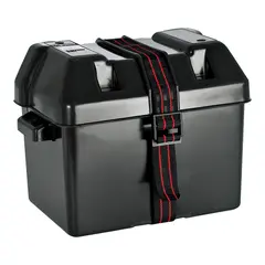 Batterikasse stor innv: 33x18x23 cm - utv: 39x22x26 cm