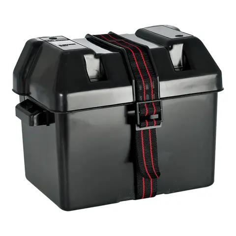 Batterikasse stor innv: 33x18x23 cm - utv: 39x22x26 cm