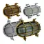 Skilpaddelampe oval - messing 130x175mm