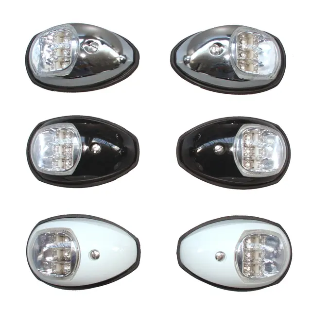 EASTERNER Lanternesett LED - Sort Styrbord / babord 