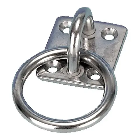 Ringplate m/løs ring 6 mm 