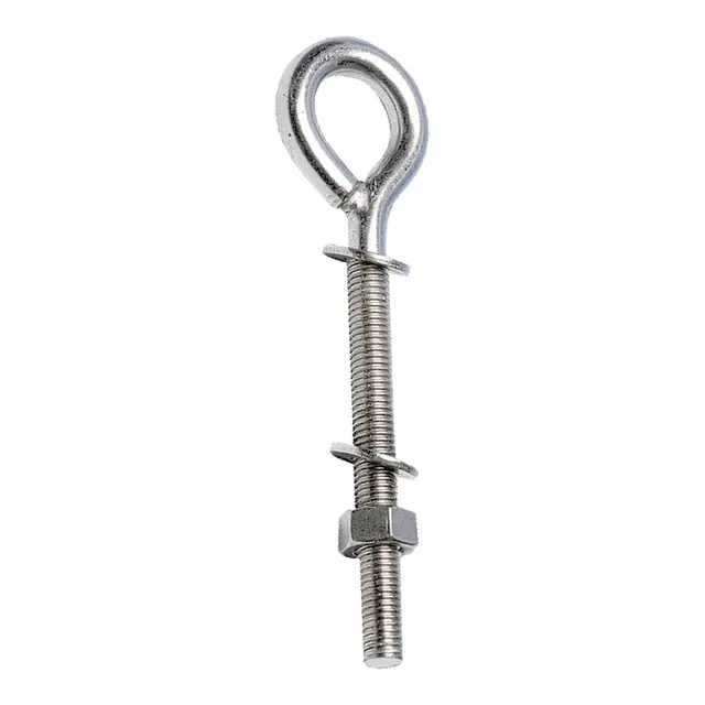 Øyebolt rustfri 6 X 80mm Ø ring 13 mm 