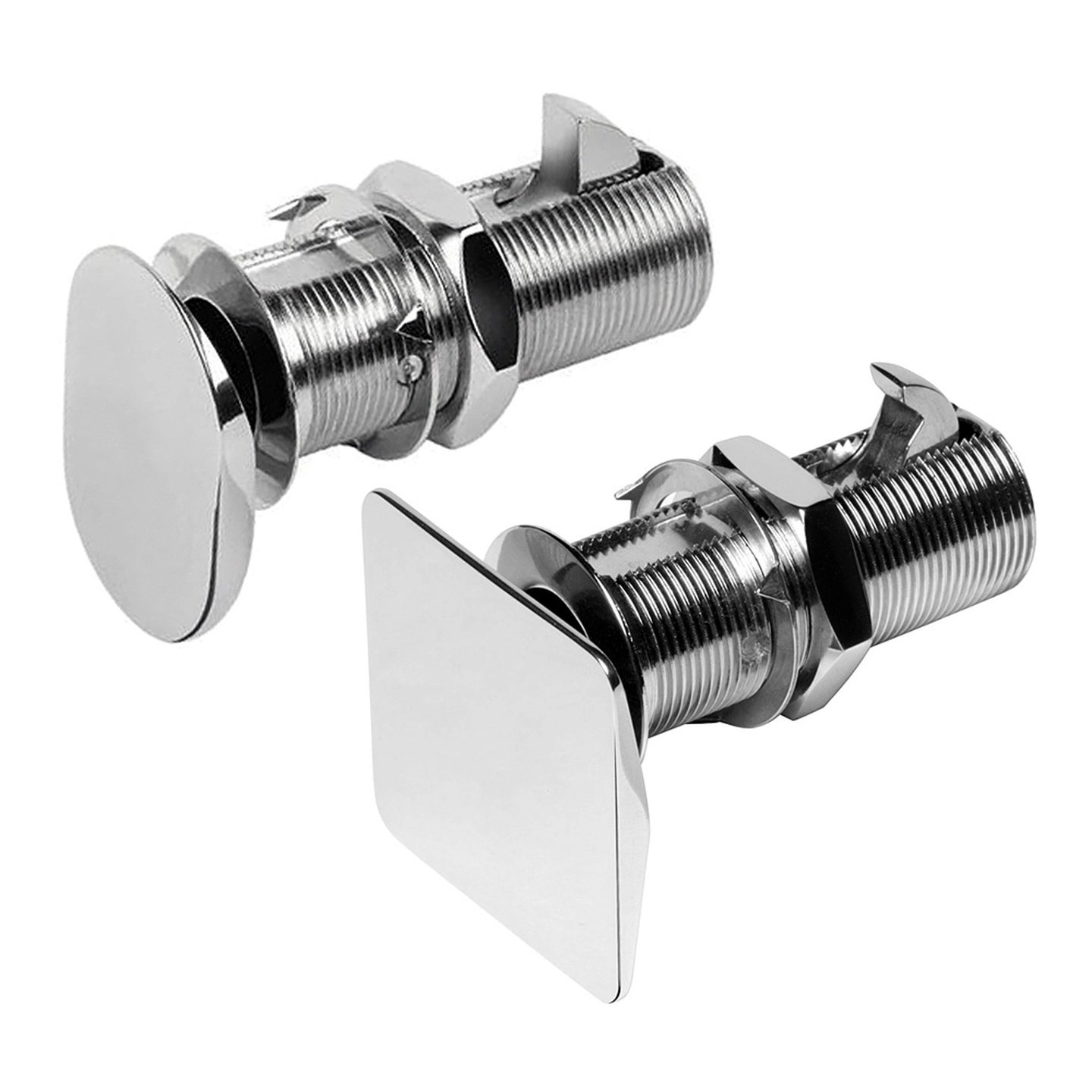 Skaplås/skuffelås 316, firkantet