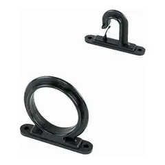 Holder for fiskestang to deler, hvit