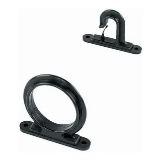 Holder for fiskestang to deler, hvit