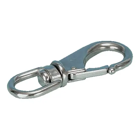 Karabinkrok 316 med svivel Syrefast