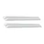 POLYFORM Marina Fender MF44, 2stk hvit - 940x85x44 mm - Barcell skum