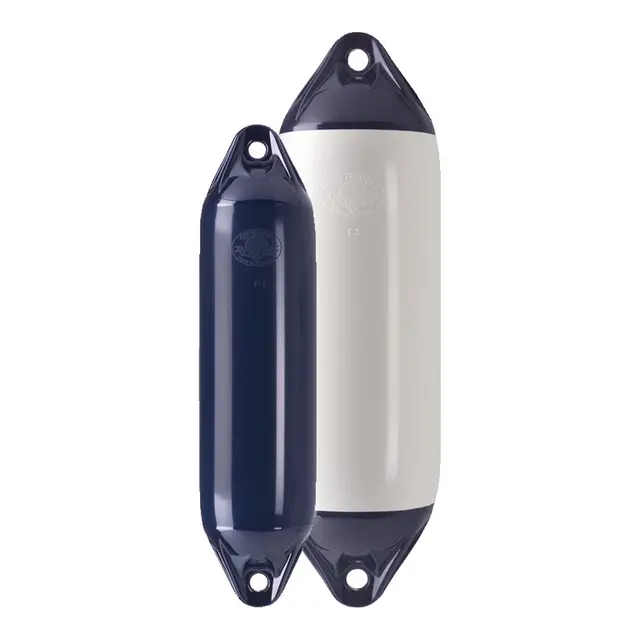 POLYFORM Fender F3 Hvit med blå ender - 745mm 