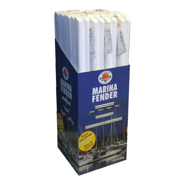POLYFORM Marina Fender MF44, 1stk hvit - 940x85x44 mm - Barcell skum 