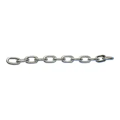 Syrefast kjetting, 5mm - metervare Kortlenket - DIN 766 kalibrert - 316