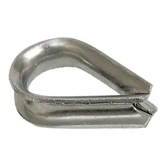 Kause i rustfritt st&#229;l (304) for tau &#216;2 mm - &#216;22 mm