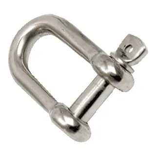 D-sjakkel rett 316, 10mm 63 mm - 19 mm &#229;pning