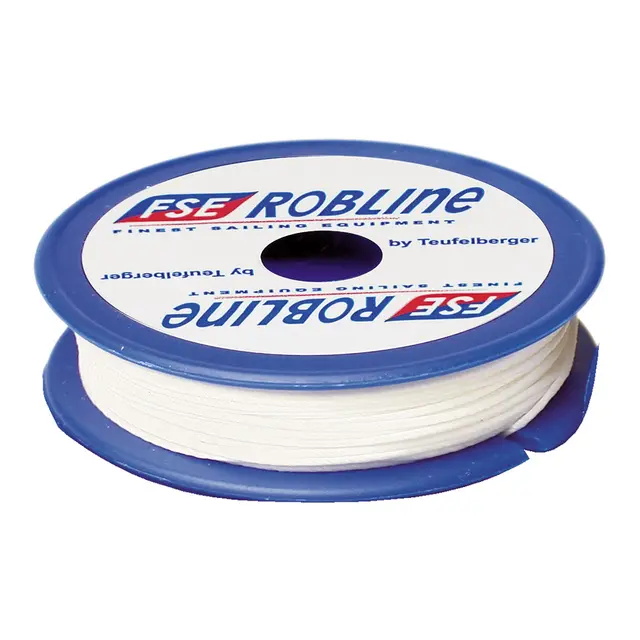 ROBLINE Taklegarn vokset 0,5 mm hvit (100 m) 