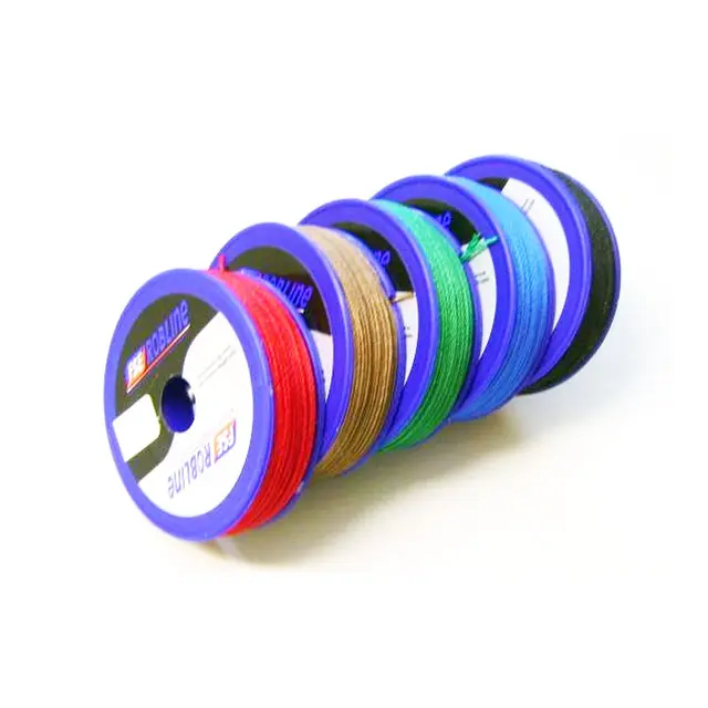 ROBLINE Taklegarn vokset sort 0,8mm - 90m 