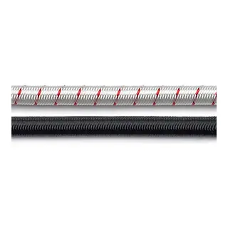 ROBLINE Strikk hvit/r&#248;d 3 mm 250 m