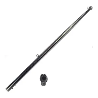 Flaggstang m/holder Syrefast 316, 120 cm