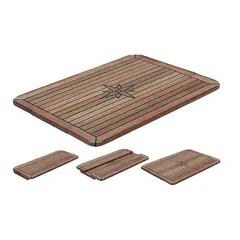 Bordplate Nautic Star slide 34 x 100 cm