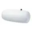 TREM Gummib&#229;tpute Hvit - &#216;30 x 70cm PVC - Brukt som tofte eller ryggst&#248;tte