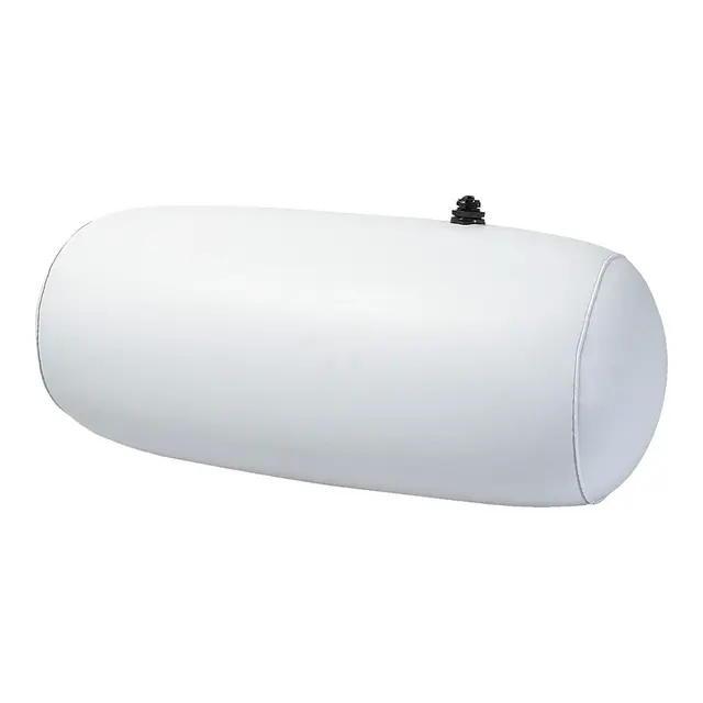 TREM Gummibåtpute Hvit - Ø30 x 80cm PVC - Brukt som tofte eller ryggstøtte 