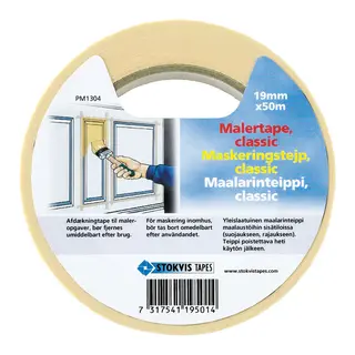 STOKVIS Maskeringstape, beige 50 m