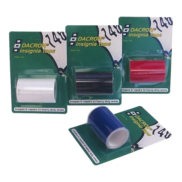 PSP Dacron insignia tape - Sort 1,5m x 75mm 